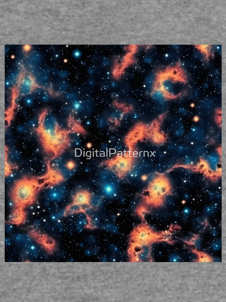 Thumbnail 6 von 6, Leichter Pullover, Deep Outer Space Pattern 4 designt und verkauft von DigitalPatternx.