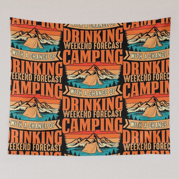 Item preview, Weekend forecast camping, camping out, camping weekend designed and sold by quanlh.