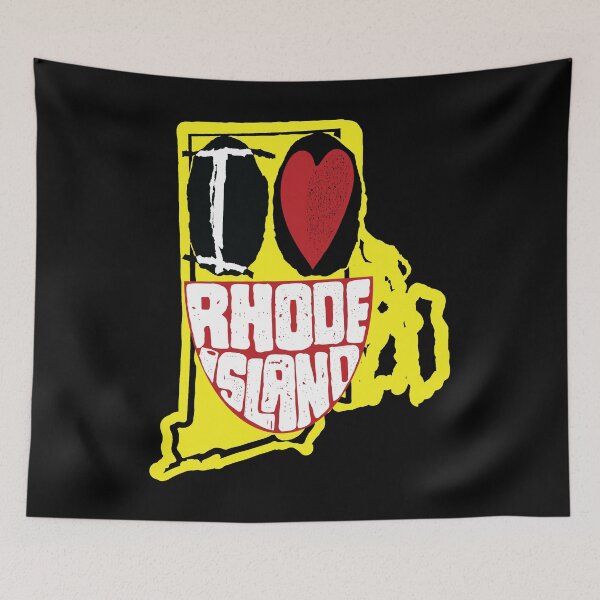 Item preview, I Love Rhode Island Smiling Happy Face designed and sold by pelagio.