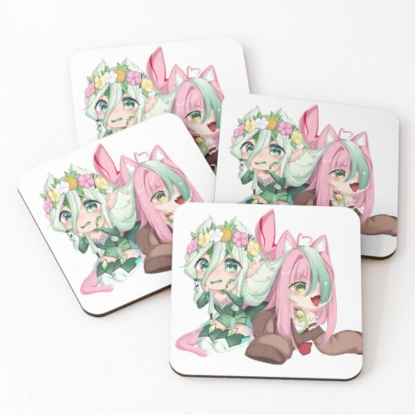 Item preview, Original artwork with Folly and Yuko designed and sold by Yukomaussi.