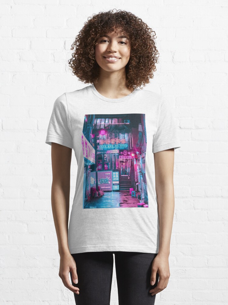 SEOUL NEON LIGHTS Essential T Shirt