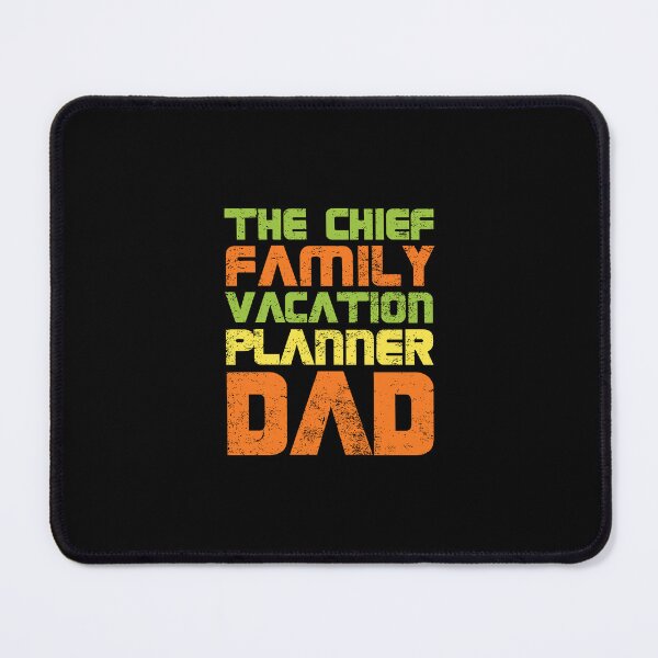 Item preview, The Chief Family Vacation Planner Dad - Retro Vintage designed and sold by onicon.