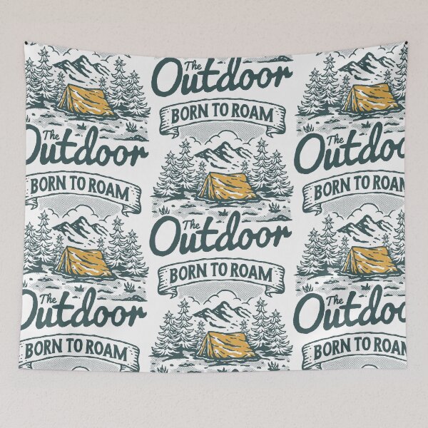 Item preview, Roam the outdoor, camping out, camping day designed and sold by quanlh.
