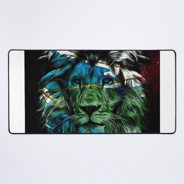 Item preview, multicolored lion design illustration designed and sold by TYTOS-SHOP.