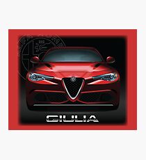 Alfa Romeo Giulia Quadrifoglio Photographic Print