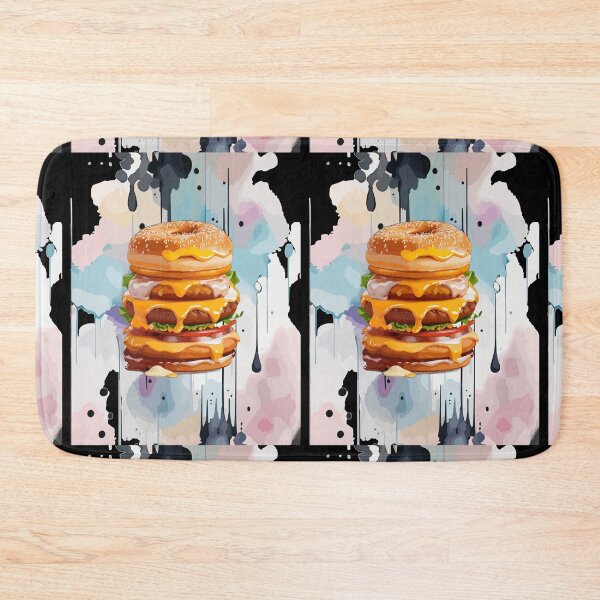 Item preview, Double Donut Burger - Fast Food Favorite designed and sold by FridPix.