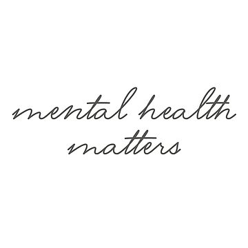 Artwork thumbnail, mental health matters by imsafehere