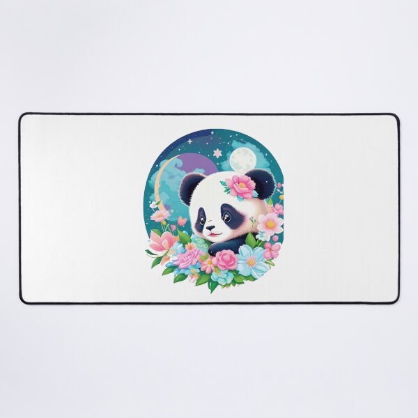 Item preview, Cute floral panda designed and sold by Gigglyvibes.
