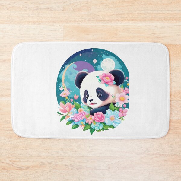 Item preview, Cute floral panda  designed and sold by Gigglyvibes.