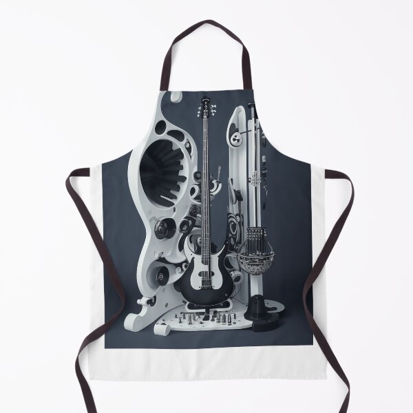 Item preview, Black and White Artistic Musical Instrument Design: Harmonizing Elegance and Creativity 3 designed and sold by CyberCollective.