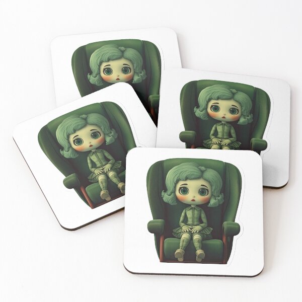 Item preview, Doll sitting on chair designed and sold by abmkf.
