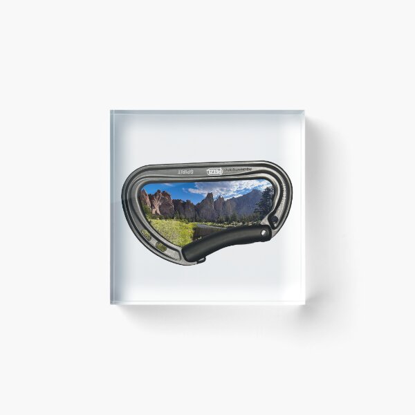Item preview, Crooked River inside a carabiner.  designed and sold by DPalinPhotography.