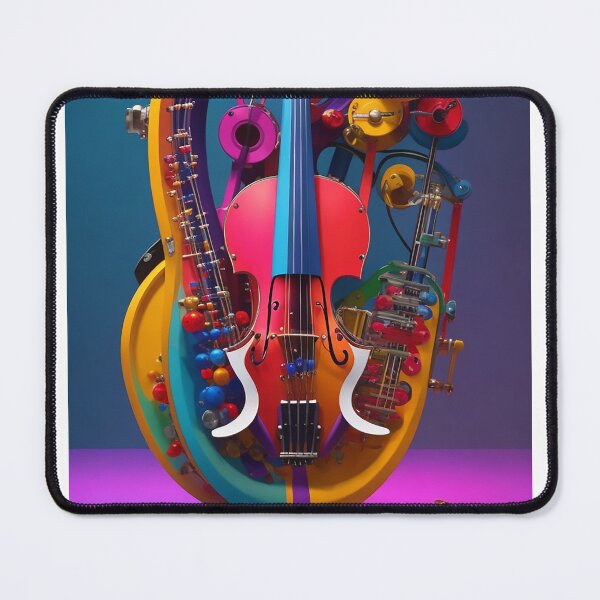 Item preview, Vibrant and Artistic Musical Instrument Design - Exploring the World of Colorful Melodies designed and sold by CyberCollective.