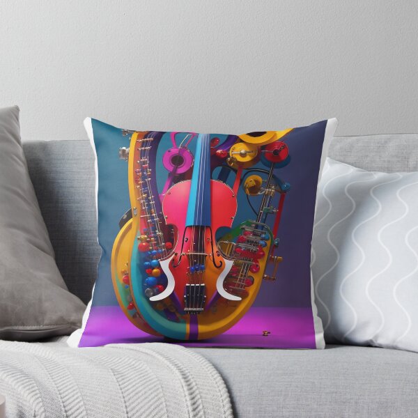 Item preview, Vibrant and Artistic Musical Instrument Design - Exploring the World of Colorful Melodies designed and sold by CyberCollective.