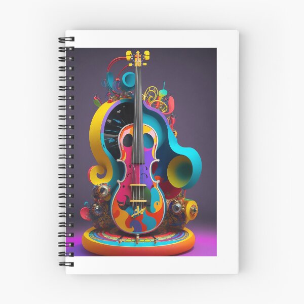 Item preview, Vibrant and Artistic Musical Instrument Design - Exploring the World of Colorful Melodies 2 designed and sold by CyberCollective.