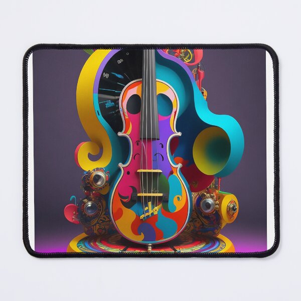 Item preview, Vibrant and Artistic Musical Instrument Design - Exploring the World of Colorful Melodies 2 designed and sold by CyberCollective.