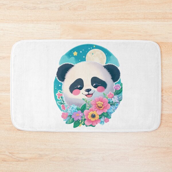 Item preview, Happy ball  floral panda perfect for panda lovers  designed and sold by Gigglyvibes.