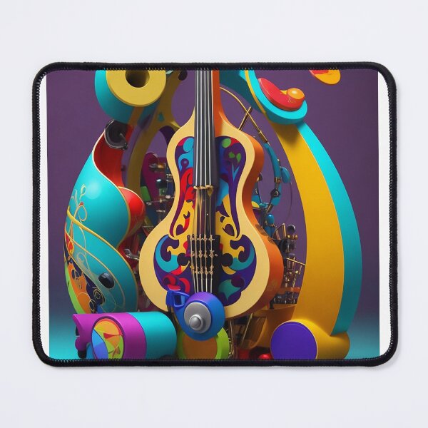 Item preview, Vibrant and Artistic Musical Instrument Design - Exploring the World of Colorful Melodies 3 designed and sold by CyberCollective.