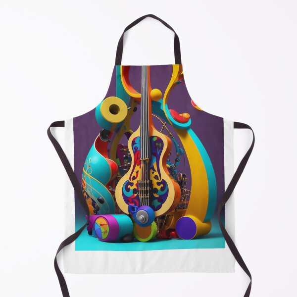 Item preview, Vibrant and Artistic Musical Instrument Design - Exploring the World of Colorful Melodies 3 designed and sold by CyberCollective.