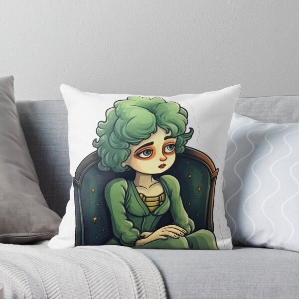 Item preview, Woman with green hair designed and sold by abmkf.
