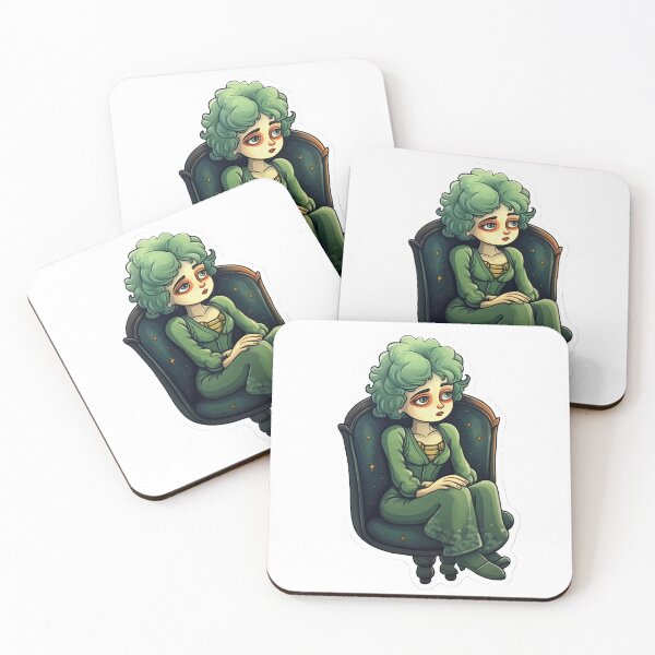 Item preview, Woman with green hair designed and sold by abmkf.
