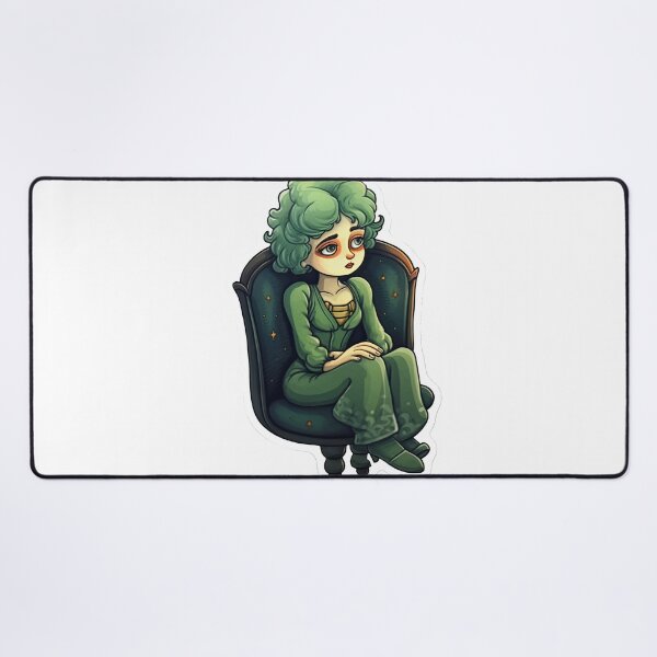 Item preview, Woman with green hair designed and sold by abmkf.