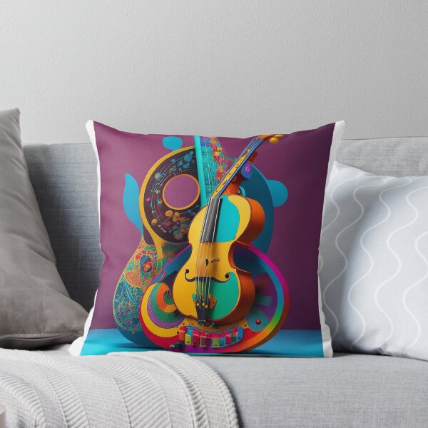 Item preview, Vibrant and Artistic Musical Instrument Design - Exploring the World of Colorful Melodies 4 designed and sold by CyberCollective.