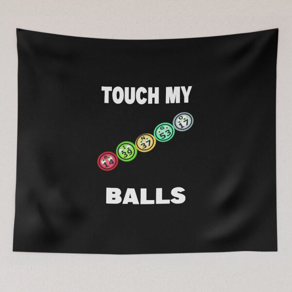 Item preview, Touch My Balls Bingo Lover Gambler Gambling designed and sold by jamal-alkhalf.
