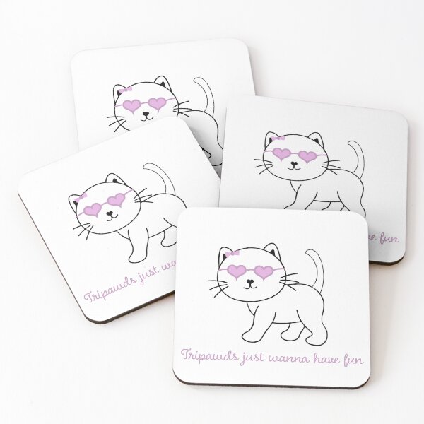 Item preview, Tripawds Just Wanna Have Fun designed and sold by leilathetripawd.