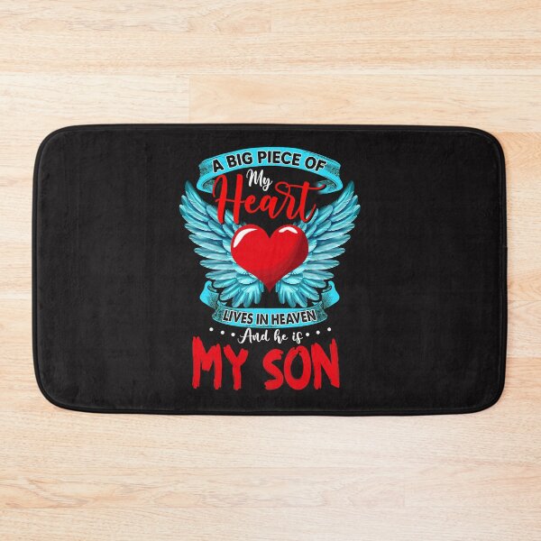 Item preview, A Big Piece Of My Heart Lives In Heaven He Is My Son Angel 1 designed and sold by DaminiVohrab.