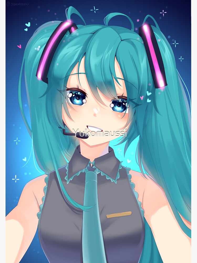 miku figure Magnet for Sale by dontkillspiders