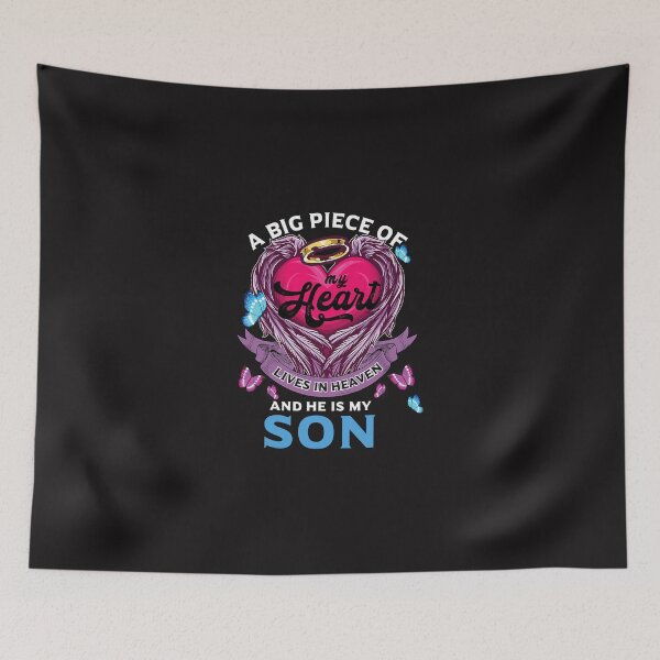 Item preview, A Big Piece Of My Heart Lives In Heaven He Is My Son designed and sold by DaminiVohrab.
