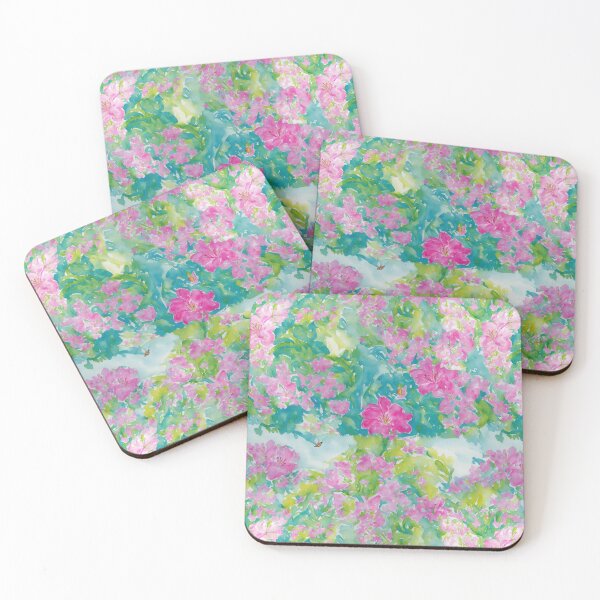 Item preview, Bright Blooming Flowers & Butterflies Pattern designed and sold by kaliburrito.
