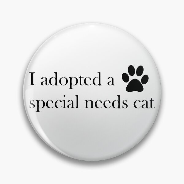 Item preview, I adopted a special needs cat designed and sold by leilathetripawd.