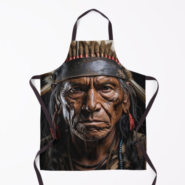 Item preview, Portrait of a Wild West Native American designed and sold by Lamarcy.
