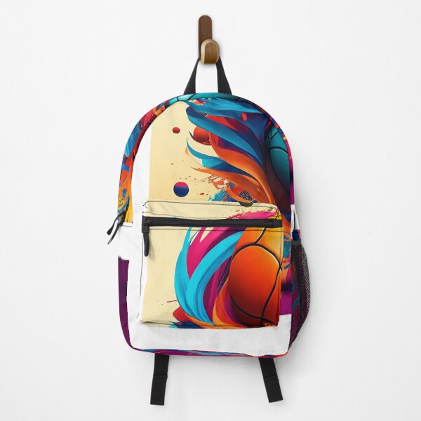 Item preview, Vibrant and Artistic Basketball Design | Colorful Sports Inspiration 3 designed and sold by CyberCollective.
