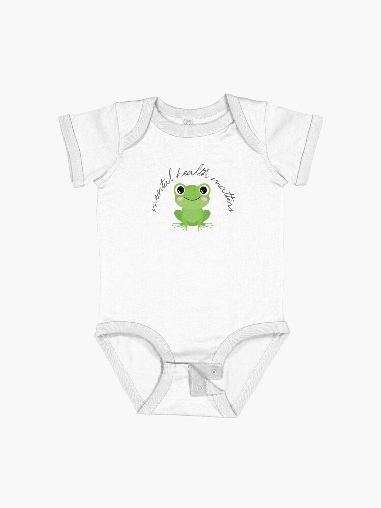 Thumbnail 1 of 2, Baby One-Piece, mental health frog designed and sold by imsafehere.