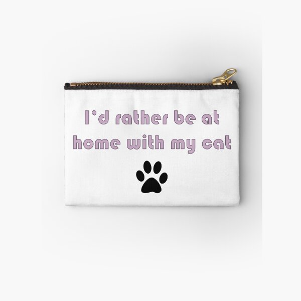 Item preview, I'd rather be at home with my cat designed and sold by leilathetripawd.