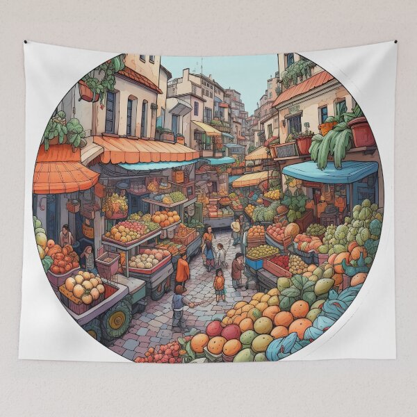Item preview, Noisy market. designed and sold by abmkf.