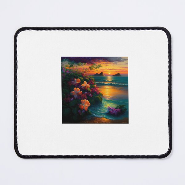 Item preview, island life sunrise overlooking ocean designed and sold by Crapscouture.