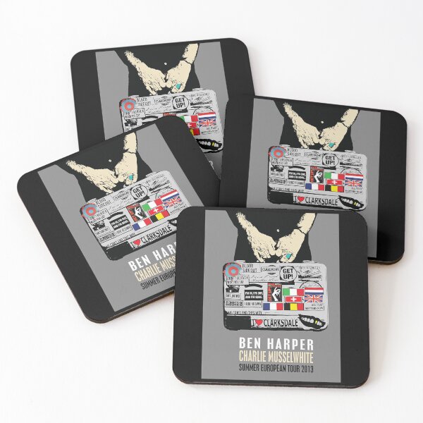 Item preview, Bén Music Hárpér and Charlie Musselwhite European Summer Tour 2013 designed and sold by ChicArtSlow.