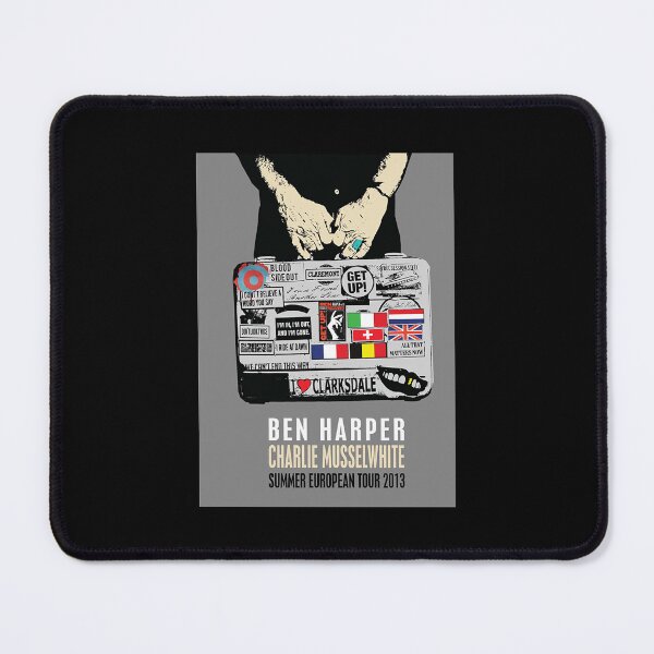 Item preview, Bén Music Hárpér and Charlie Musselwhite European Summer Tour 2013 designed and sold by ChicArtSlow.