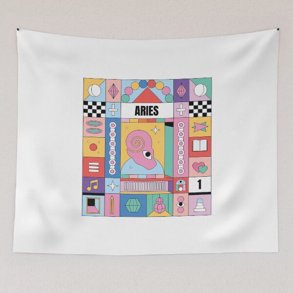 Item preview, Aries Colorful Zodiac designed and sold by Fruit Cake.