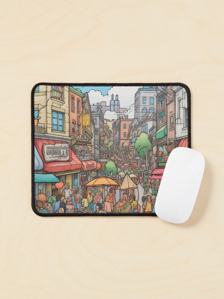 Thumbnail 1 of 5, Mouse Pad, Bazaar designed and sold by abmkf.