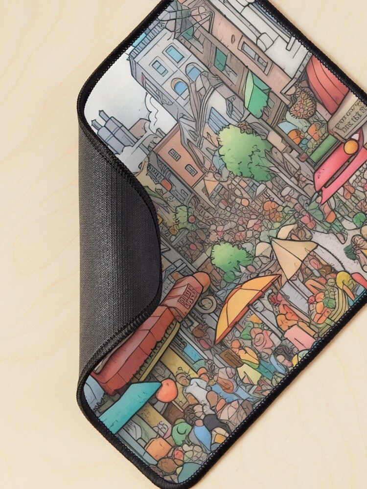 Thumbnail 2 of 5, Mouse Pad, Bazaar designed and sold by abmkf.