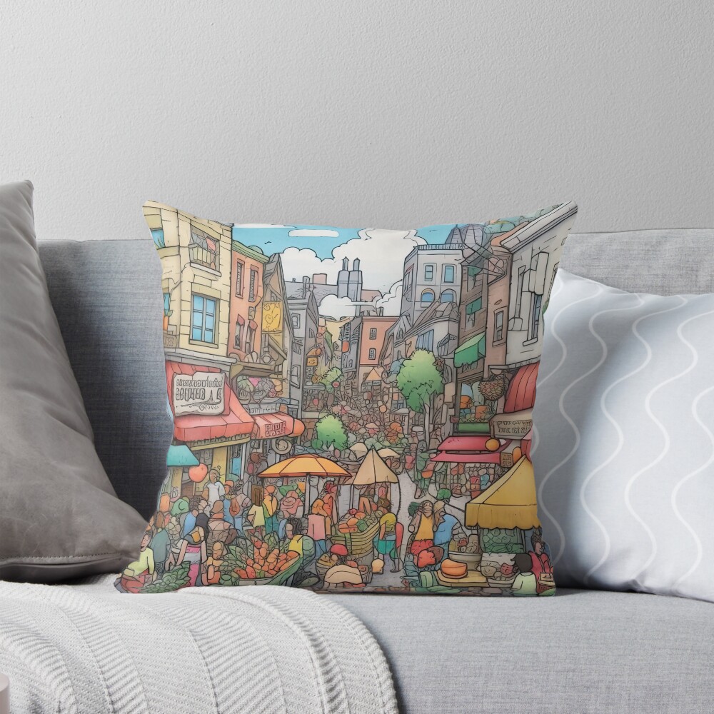 Item preview, Throw Pillow designed and sold by abmkf.