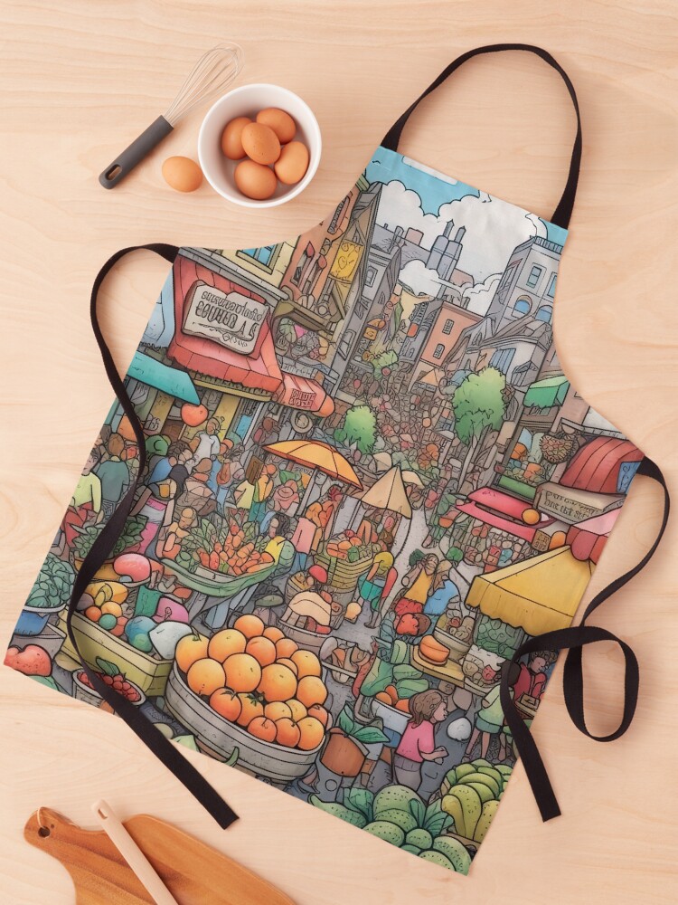 Thumbnail 1 of 6, Apron, Bazaar designed and sold by abmkf.