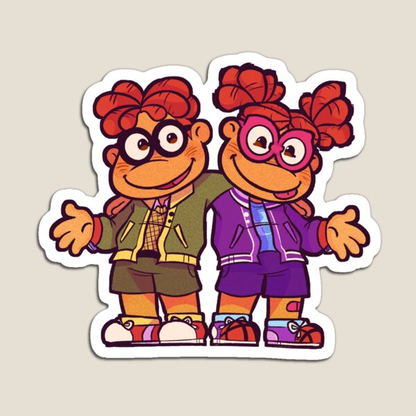Item preview, Muppet babies inspired twins designed and sold by skippiefritz.