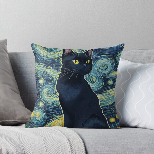 Item preview, Van gogh Style Cat  designed and sold by Vangoholic.