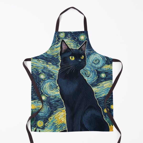Artikelvorschau, Van-Gogh-Stil-Katze entworfen und verkauft von Vangoholic.